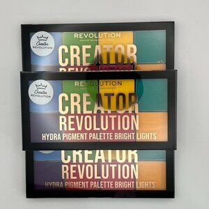 Revolution Creator Hydra Pigment Palette Bright Lights Eyeshadow Lot Of 3 Pcs